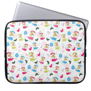 Julkatten sover laptop fodral