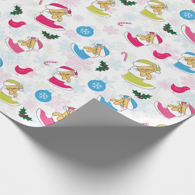 Julkatten sover presentpapper (Hörn)