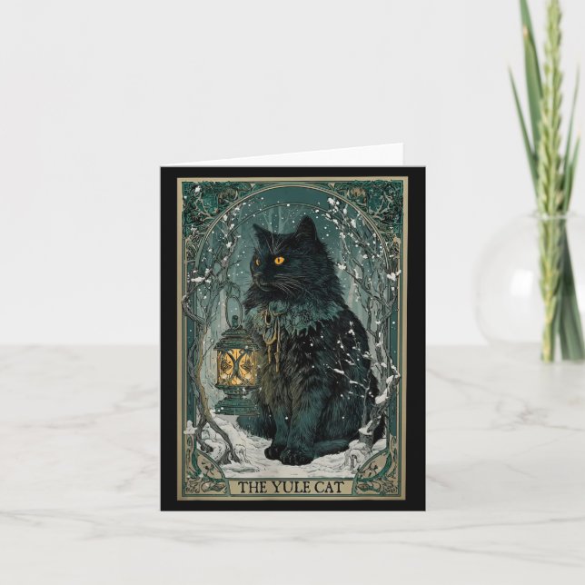 Julkatten Tarotkort Jul  Kort (Framsida)