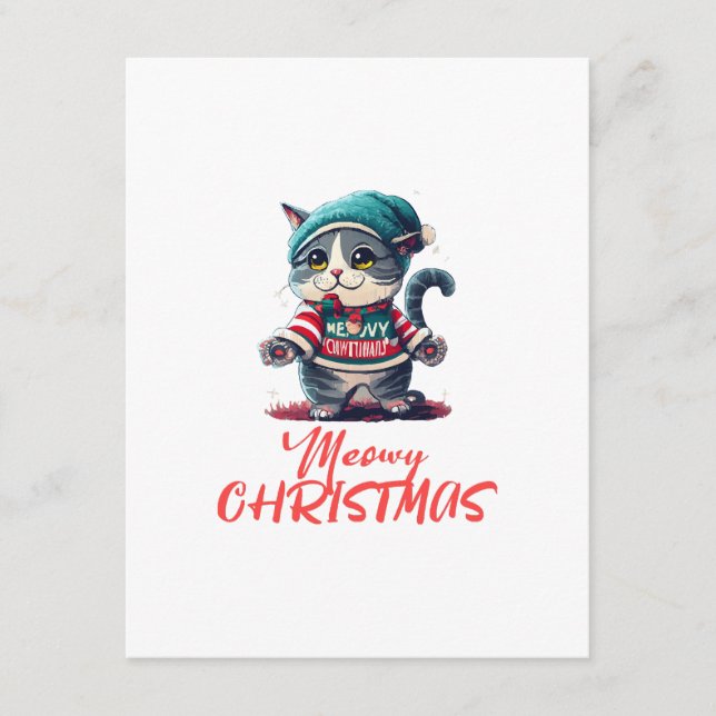 Julkatten  tilläggskort (Framsida)