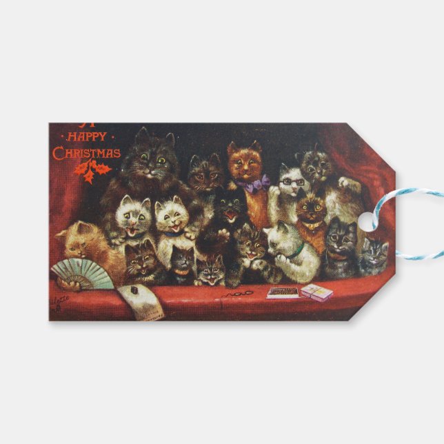 Julkattens Märkre på Play Presentetikett (Framsidan (Horisontell))