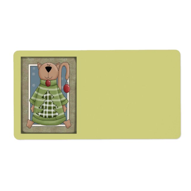 Julkattetikett Fraktsedel (Framsidan)