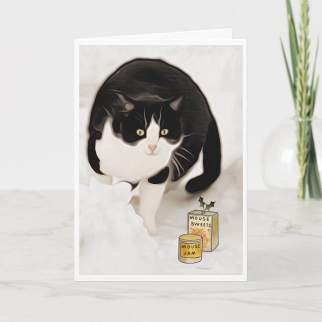 Julkattlekar Helgkort (Framsida)