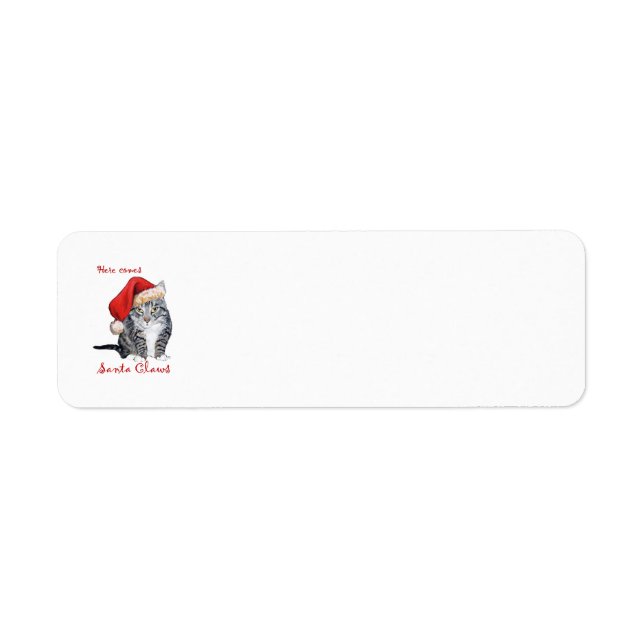 Julkatts returadressetiketter returadress etikett (Framsidan)