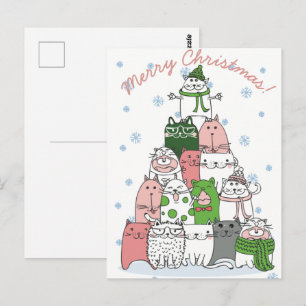 Julkatts vykort