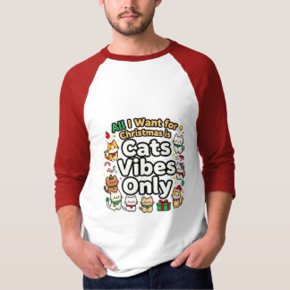 Julkattsstämning Endast T Shirt