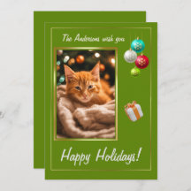 Julkattunge 2, Glad helg, Söt kattunge,