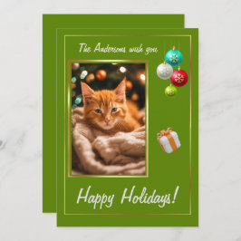 Julkattunge 2, Glad helg, Söt kattunge, Inbjudningar