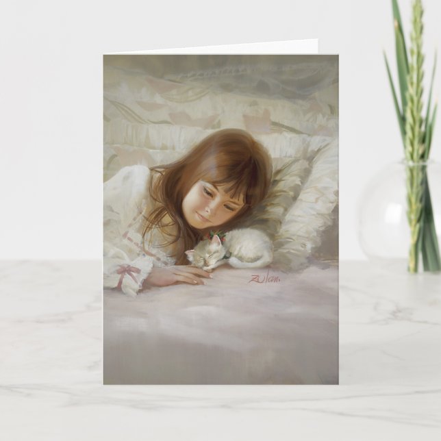 Julkattunge Helgkort (Framsida)