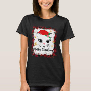 Julkett med Santa Hat God jul 2 T Shirt