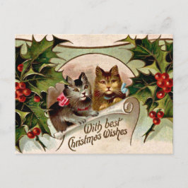 Julkittens "Med bästa julklapp Önskemål" Vykort
