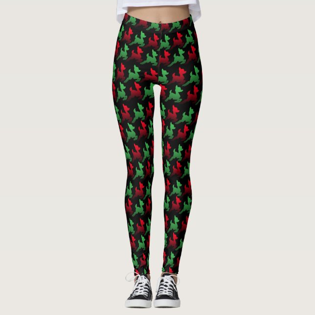 Julklädda Leggings (Framsida)
