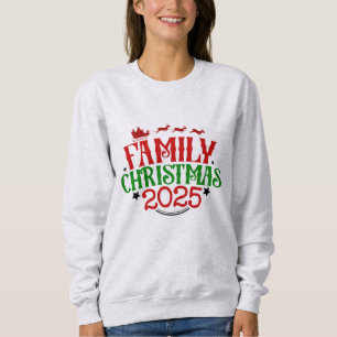 Julkläder för familjen på julmorgonen t shirt