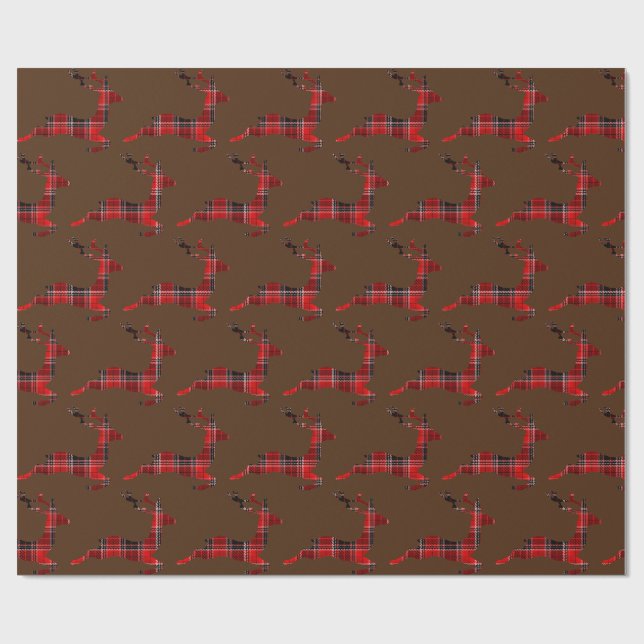 Julkläder julduk ren presentpapper (Platt)