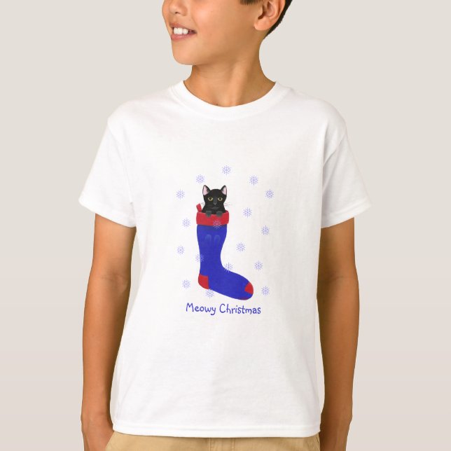 Julklämma, Meowy-jul, skjortor Tröja (Framsida)