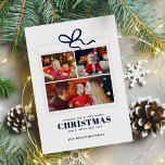 Julklapp 3 Photo Collage Anpassningsbar Julkort<br><div class="desc">De vackra Julhälsningar korten är helt och hållet anpassade. Lägg till ett eget foto och meddelande för en bra design.</div>