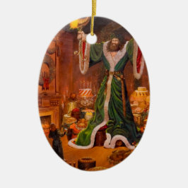 Julklapp anda julgransprydnad keramik