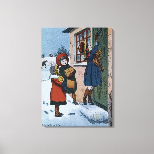 Julklapp Canvastryck (Framsida)