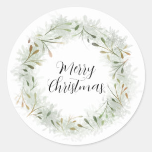 julklapp Design 2 Runt Klistermärke