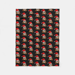 julklapp emoji Cute Funny Mönster Fleecefilt