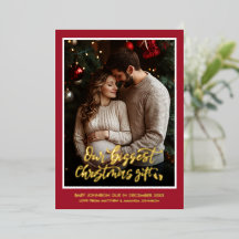 Julklapp Graviditets Foto Annonsering