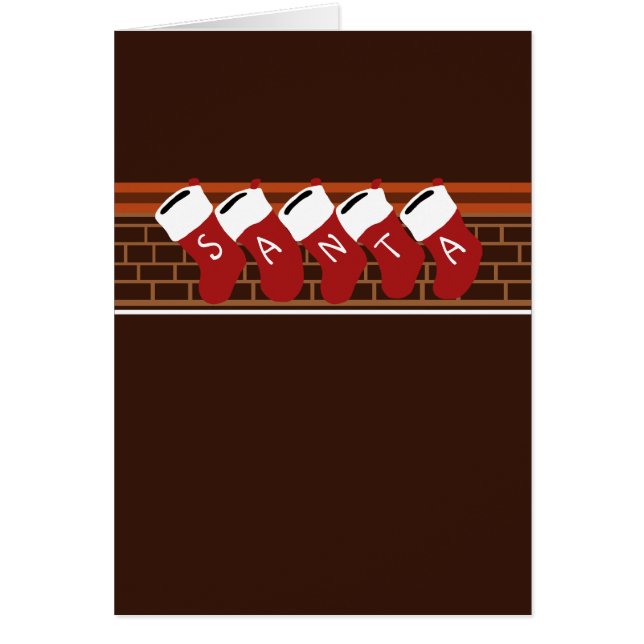 julklapp hälsningskort (Framsidan)