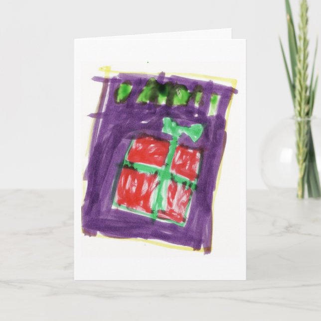 Julklapp Helgkort (Framsida)