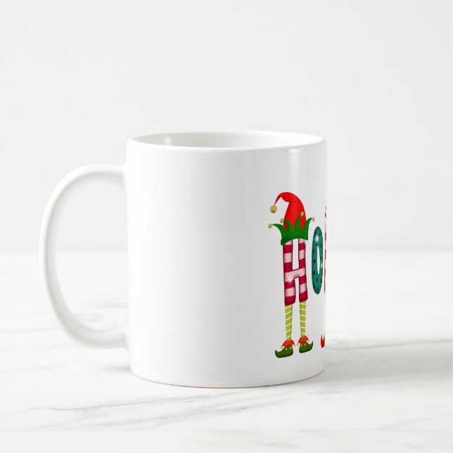 julklapp HO HO HO elf, julklapp Kaffemugg (Vänster)