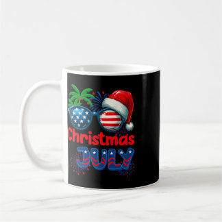 Julklapp i juli sommar strand Hawaii Tomte Usa Fl Kaffemugg