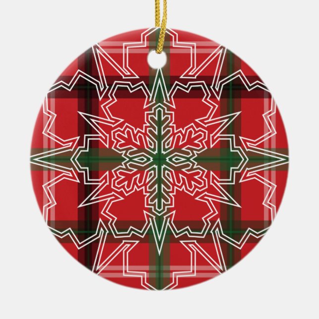 julklapp julgransprydnad keramik (Framsidan)