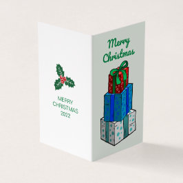 Julklapp julkort kort