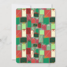 Julklapp med Rosett band och Bows