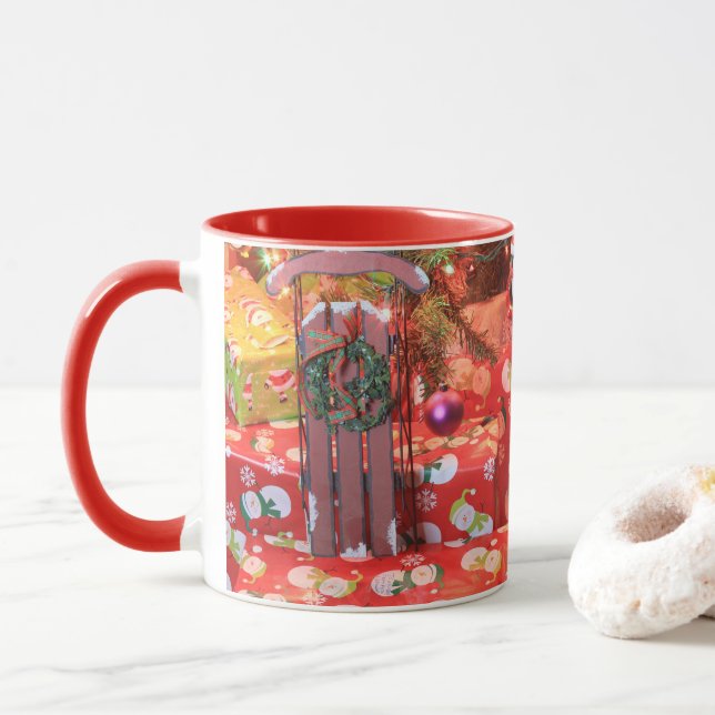 Julklapp med Sled MUGG (Med munk)