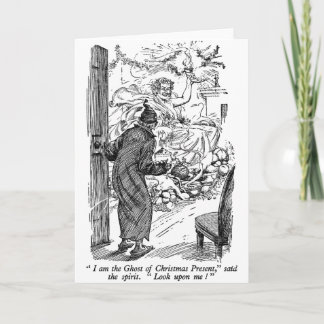 Julklapp (med text) helgkort