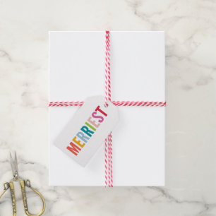 JULKLAPP modern minimal färgglad gladast Gi Presentetikett