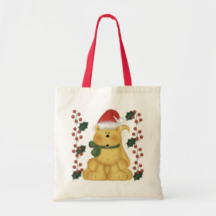 julklapp och jultomte tygkasse