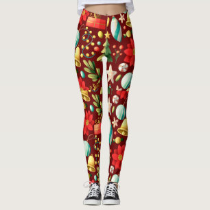 Julklapp och prydnadsföremål leggings