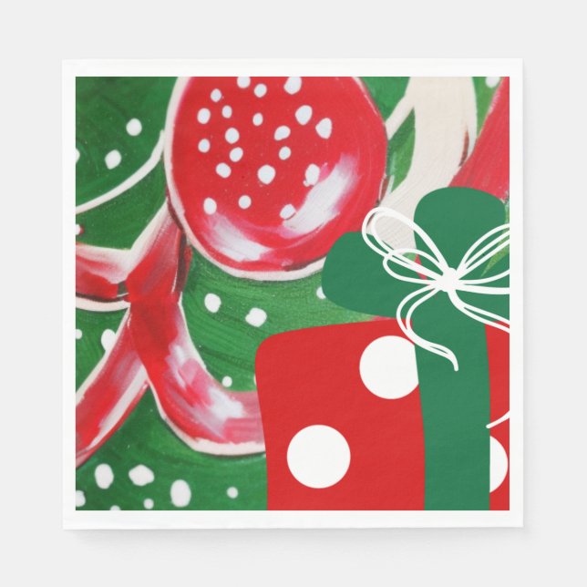 Julklapp Pappersservett (Framsidan)