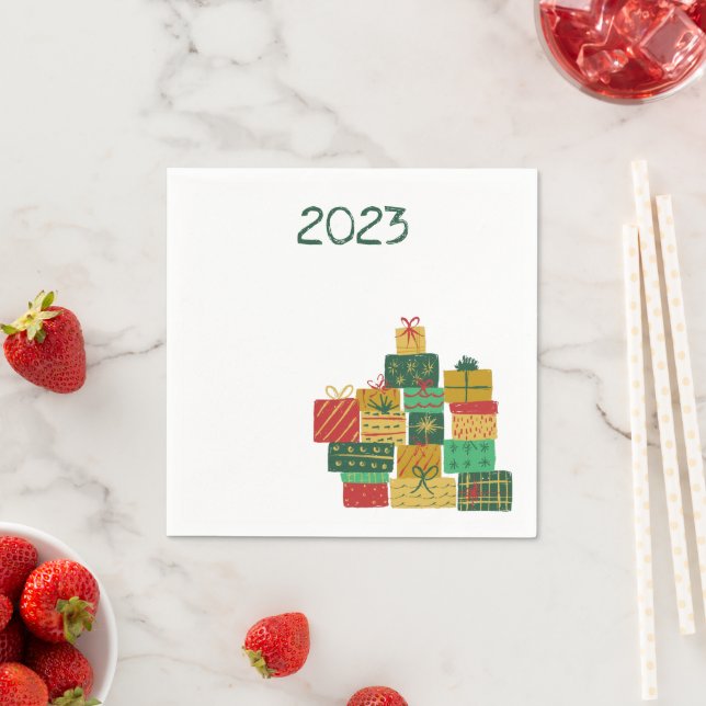 Julklapp Pappersservett (Insitu)