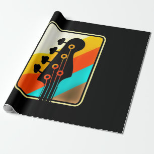 Julklapp Retro Vintage Gitarrspelare Presentpapper