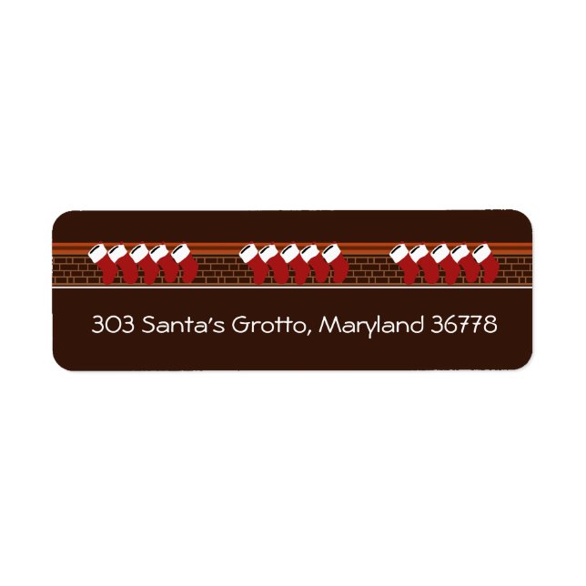 julklapp returadress etikett (Framsidan)