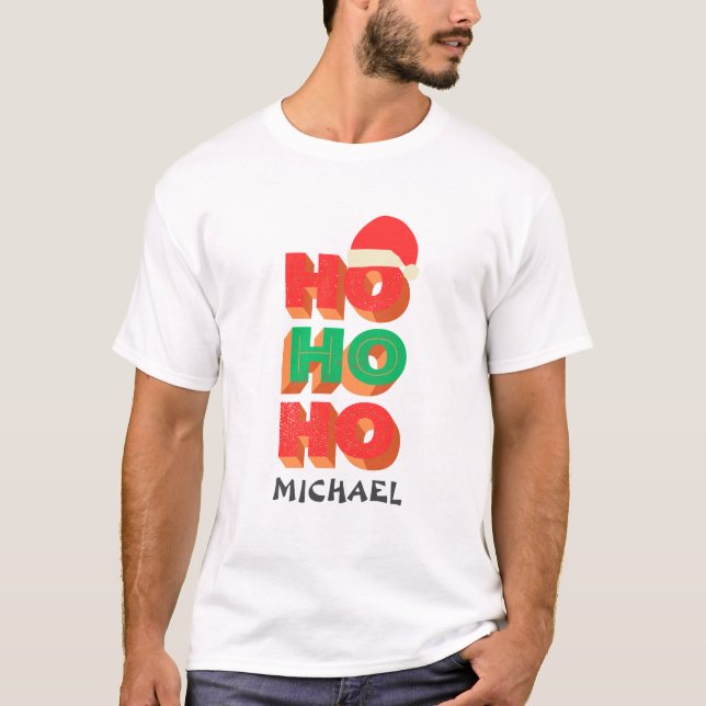 julklapp till pappa/make, personlig namn t shirt (Framsida)