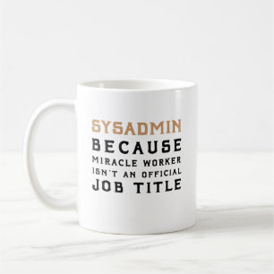 Julklapp till systemadministratören kaffemugg