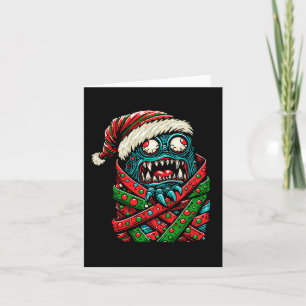 Julklappad julmonster helgkort