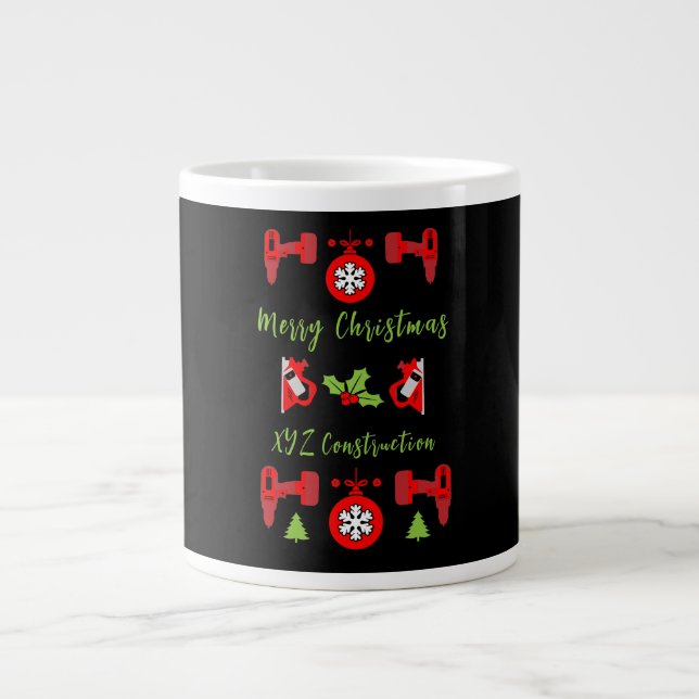 Julklappar för hemförbättring jumbo mugg (Framsidan)