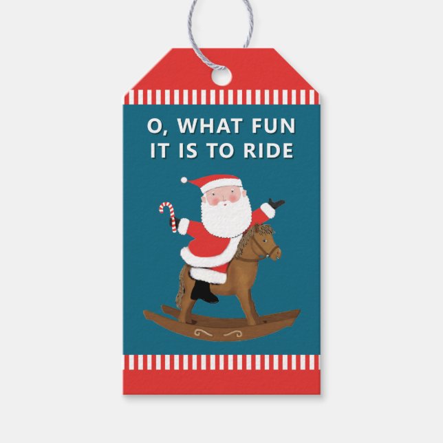 Julklappar för ryttare presentetikett (Framsidan)