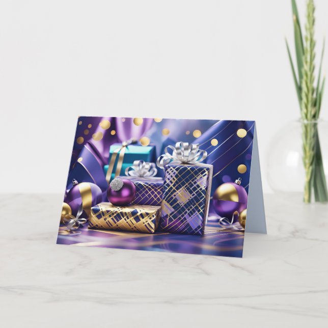 julklappar helgkort (Framsida)