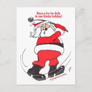 julklappar i tomten. helg vykort
