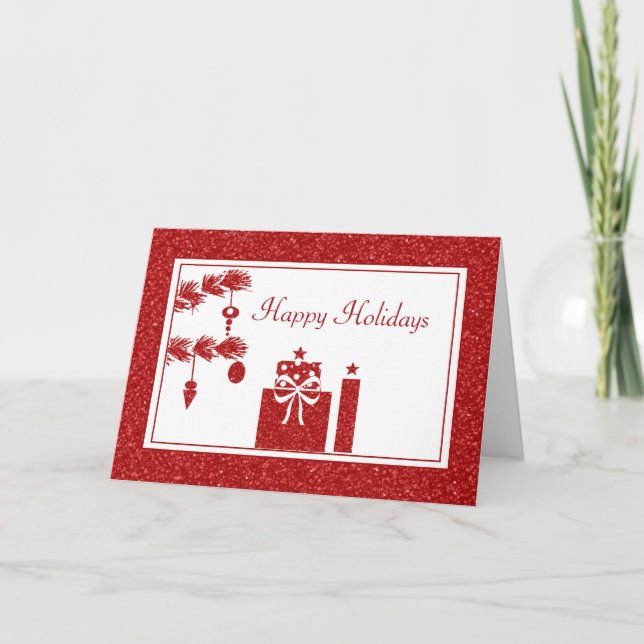 Julklappar Jul Kort (Framsida)