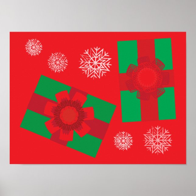 Julklappar Poster (Framsidan)